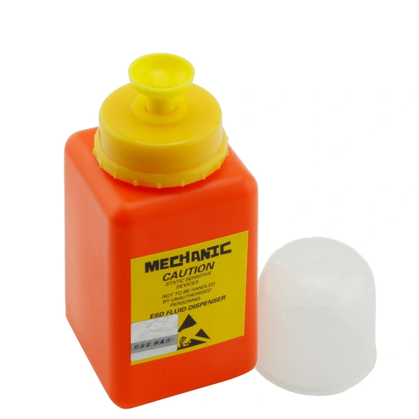 Botella de HDPE con protección anti-disipativa ESD