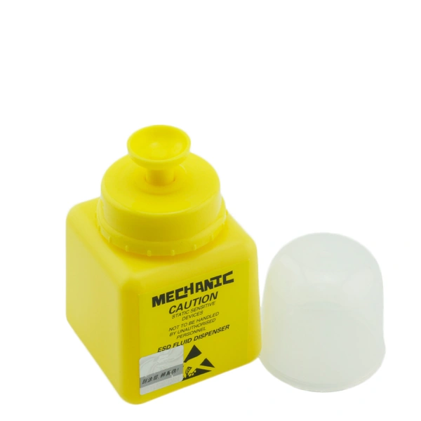 Botella de HDPE con protección anti-disipativa ESD