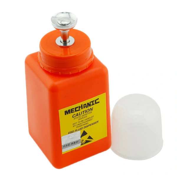 Botella de HDPE con protección anti-disipativa ESD