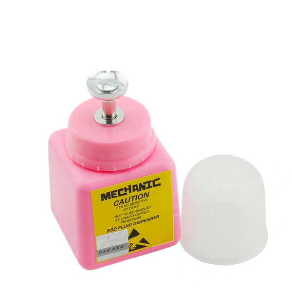 Botella de HDPE con protección anti-disipativa ESD