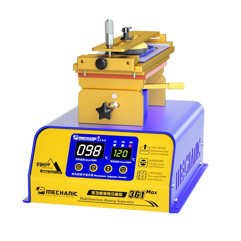 Mechanic 361 Max 360° LCD Screen Separator | Heating, Degumming