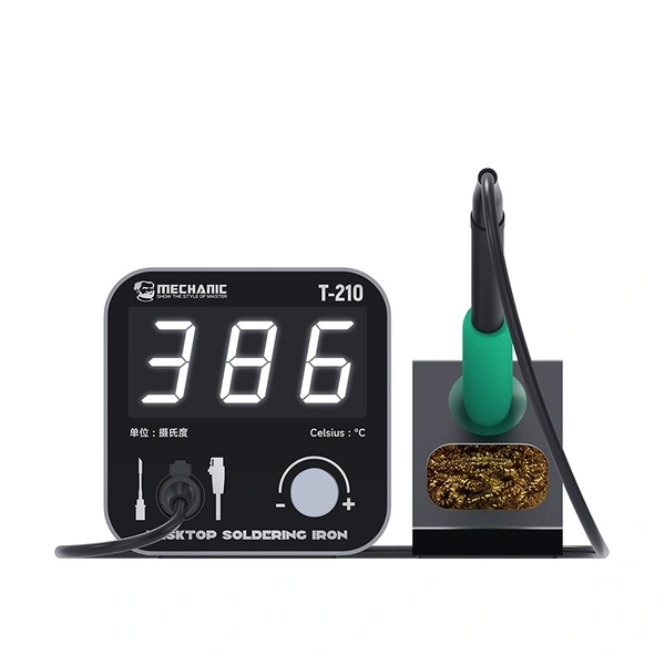 Mechanic T-210 LED Soldering Iron|Compact,Precision Control
