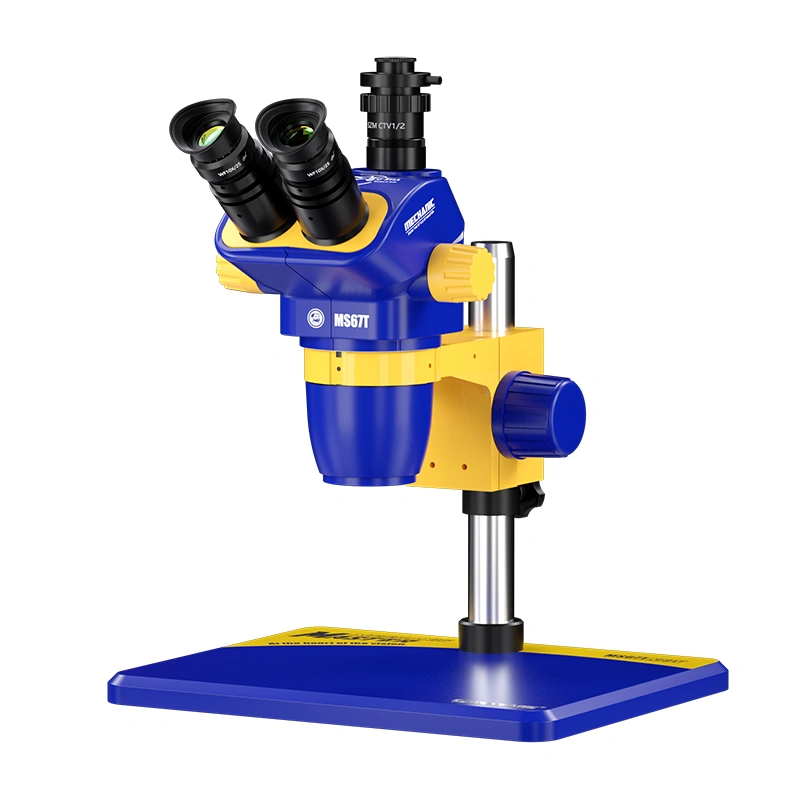 промышленный триокулярный стереомикроскоп