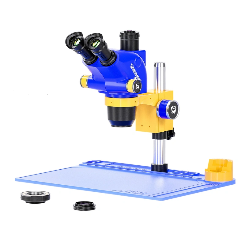 Triocular stereo microscope