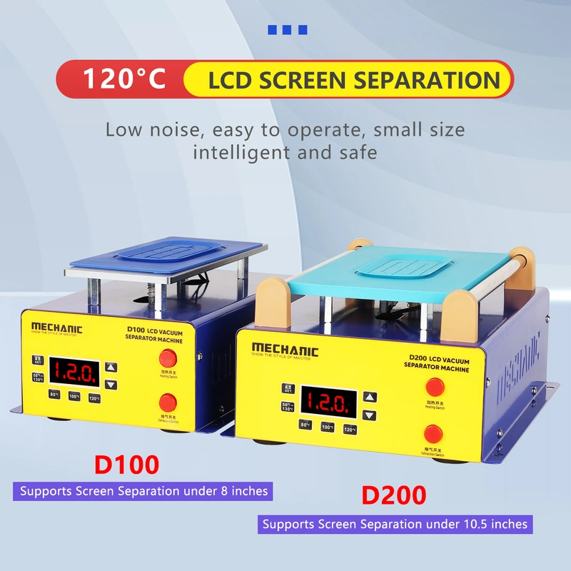 Mechanic D100/D200 Mobile Screen Separator | Heating, Vacuum Pump