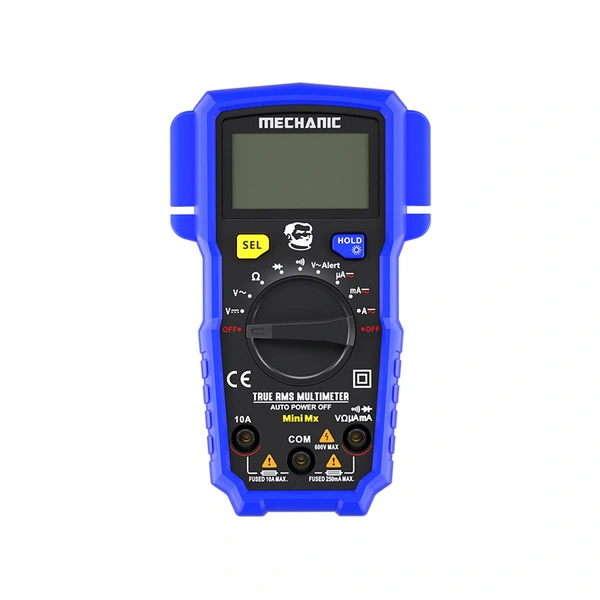Mini MX LED Digital Multimeter with NCV & Anti-burn Protection