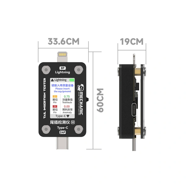 Mechanic T-824 SE Type-C to Lightning Tester | High Precision