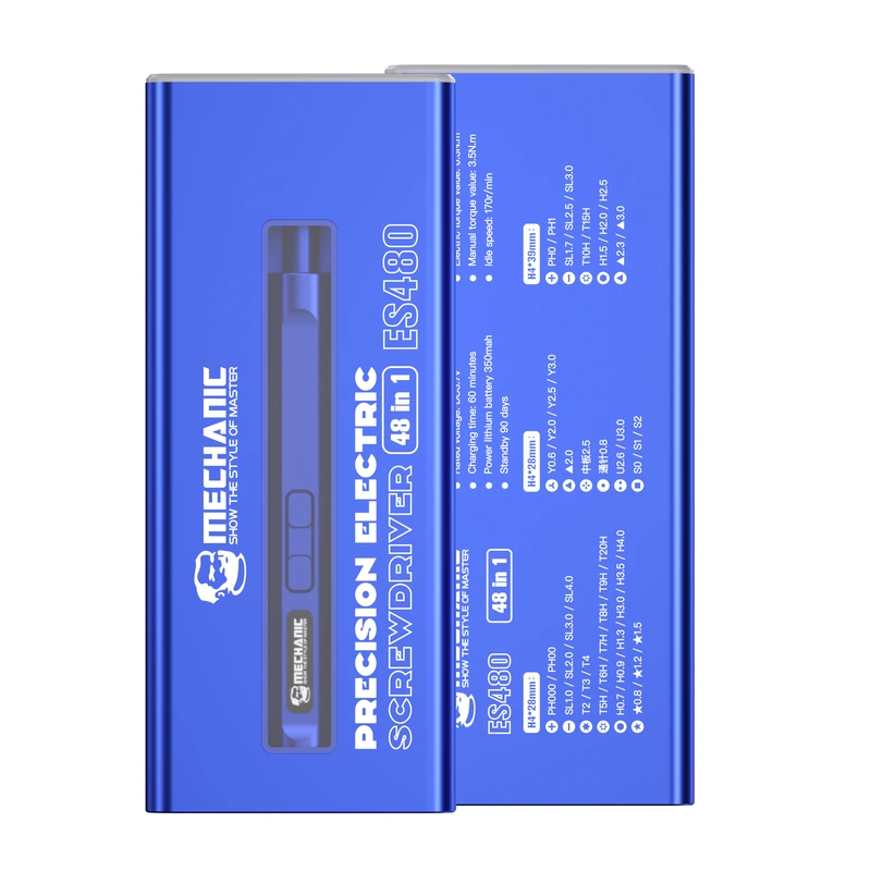 Набор электрических отверток mechanic es480 48 в 1 для мобильных телефонов