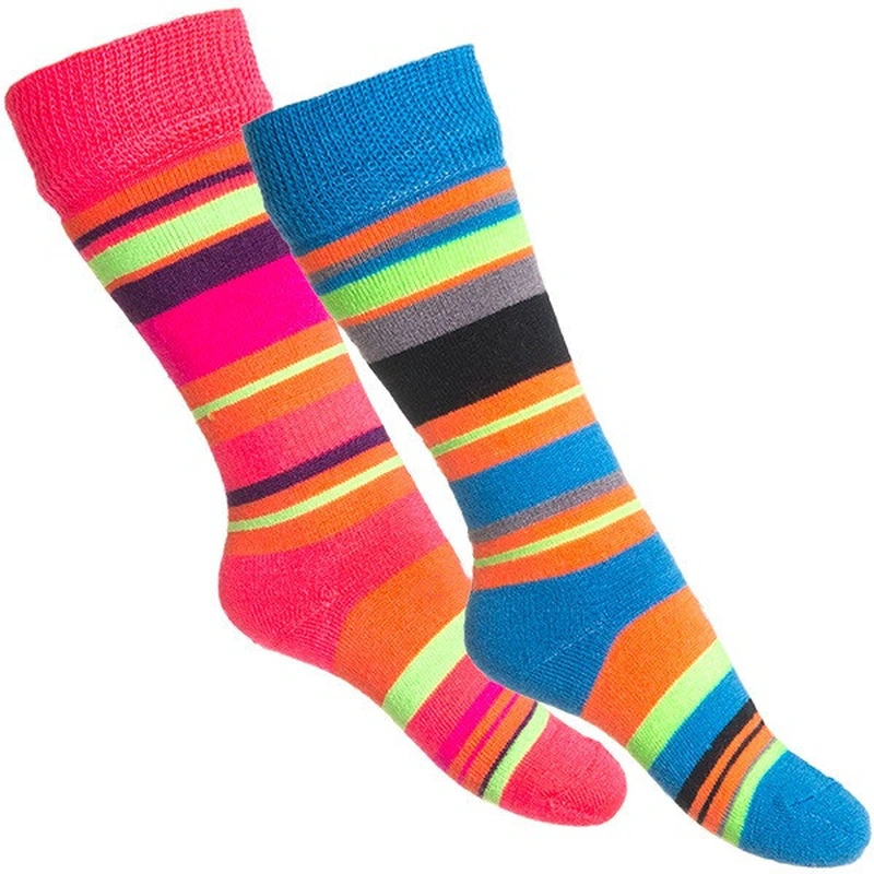 Wool Kids Winter Socks Stripe Warm Terry Socks