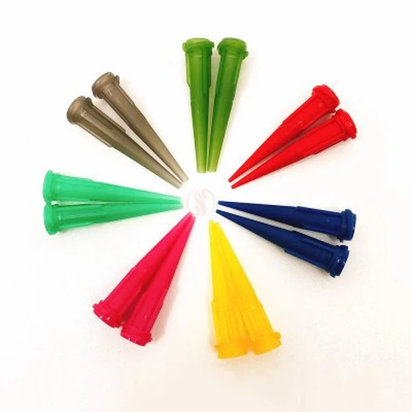 tt 10g-30g пластиковый наконечник для дозирования игла для шприца для клея конические иглы для автоматического дозирования робота