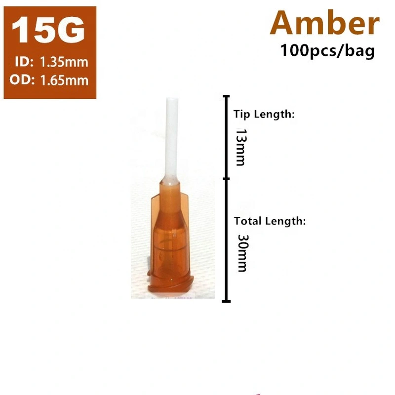 игла дозирования иглы шприца наконечник 14g-25g дозирующая pp защита иглы дозирования клея