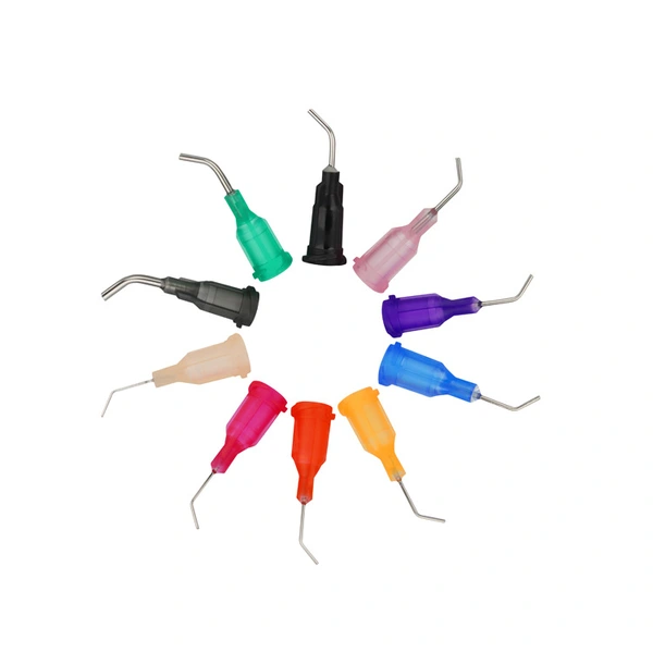 игла для дозирования наконечников для клея 1/2 дюйма 14 г-34 г, расположенная под углом 45 градусов, игла для точного дозирования жидкости