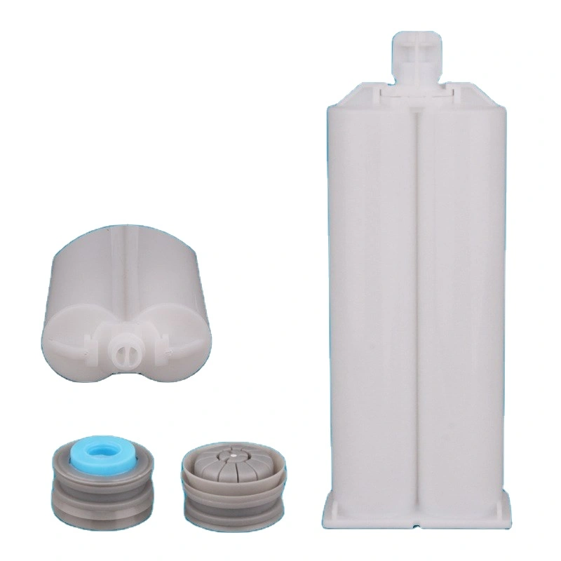 50 мл 1: 1 пластиковый эпоксидный герметизирующий картридж двойной картридж для дозирования клея цилиндр шприца для дозирования смеси