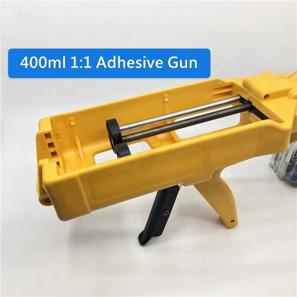 400 мл 1: 1 двойной клеевой пистолет дозатор для смешивания эпоксидной смолы abglue для двойного картриджа
