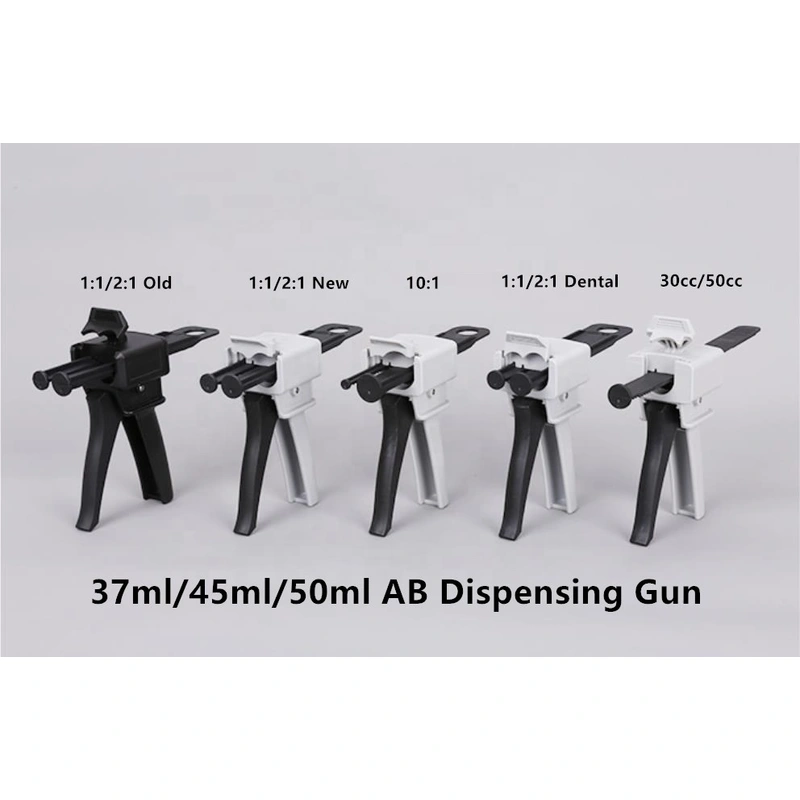 двойной картридж 50 мл 2: 1 двухкомпонентная эпоксидная смола двойной картридж для электронного дозирования