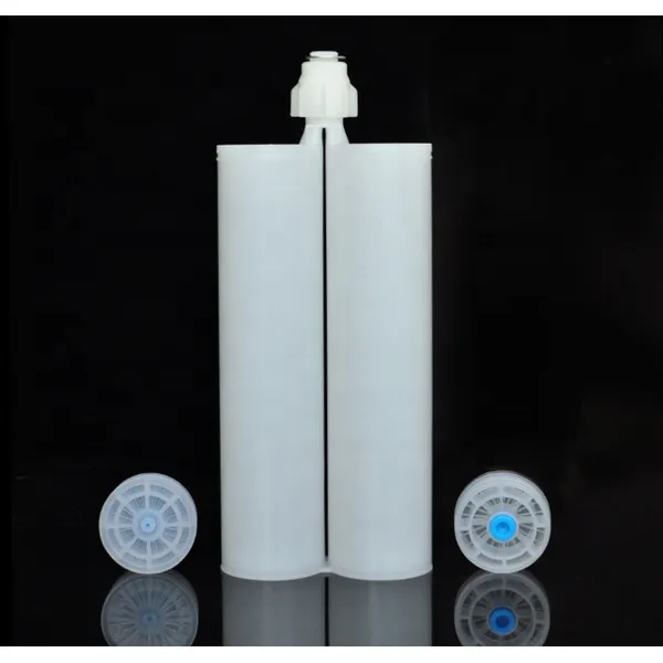 600ml 1:1 Two-component Epoxy Cartridge PP Dual Caulking Cartridge for ABglue adhesive epoxy polyurethane