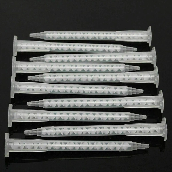 MA5.4-17 Disposable Static Mixer Tip Plastic mixing tip with 50ml AB glue, adhesive, epoxy