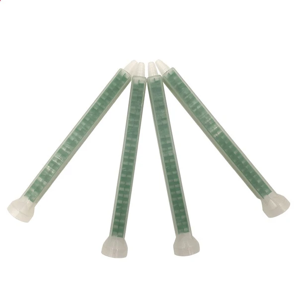8.7-24 Plastic square static cone shower mixer with two-component glue, adhesive cartridge