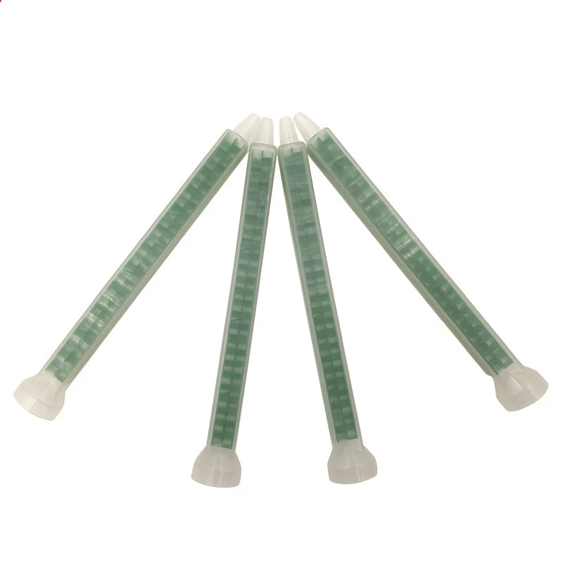 8.7-24 Plastic square static cone shower mixer with two-component glue, adhesive cartridge