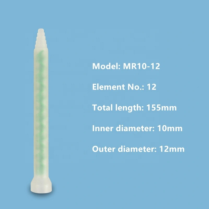 MR10-12 пластиковый динамический миксер, переработанный машинный смеситель, используемый на дозаторе эпоксидной смолы ab