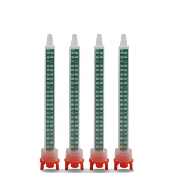 Tubo mezclador estático adhesivo epoxi de dos componentes mfq8.7-24 boquilla de punta mezcladora de mármol 10: 1