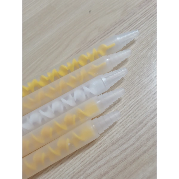 MC10-32 пластиковая машина спиральный статический смеситель трубка высоковязкий клей abglue смеситель эпоксидной смолы для дозирования смеси 