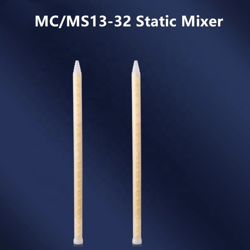 MC13-32 Dual-component Adhesive Static Mixer Mixing Tip Plastic Resin Machine Mixer Nozzle for Meter Mix Dispense