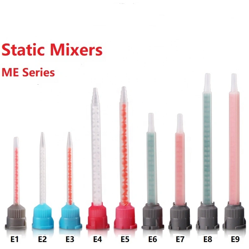 Factory Supply ME5.4-16S (10:1) Disposable Mixing Tube AB adhesive mixing nozzle for Corian adhesive, epoxy and sealant