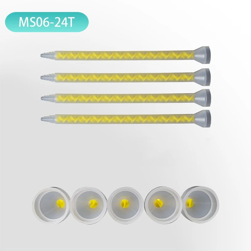 MS06-24t пластиковая машина, статический смеситель, двойной эпоксидный клей, насадка для смешивания, для смешивания ab, клея, эпоксидной смолы
