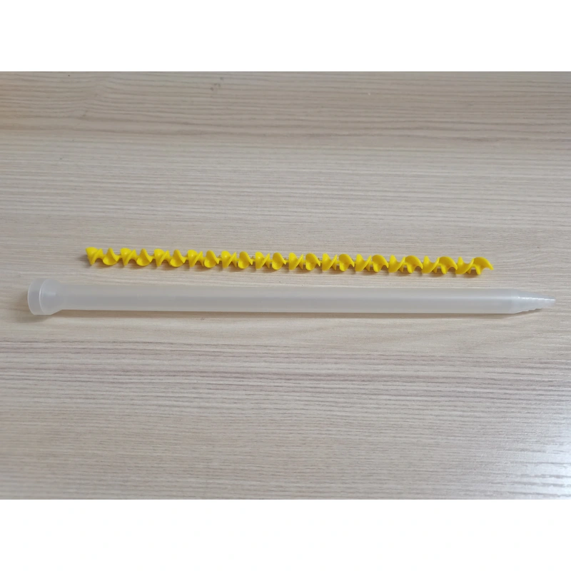 Заводская поставка mc10-24 одноразовый двойной жидкостный статический смеситель, соединенный с дозирующим наконечником и дозатором для клея