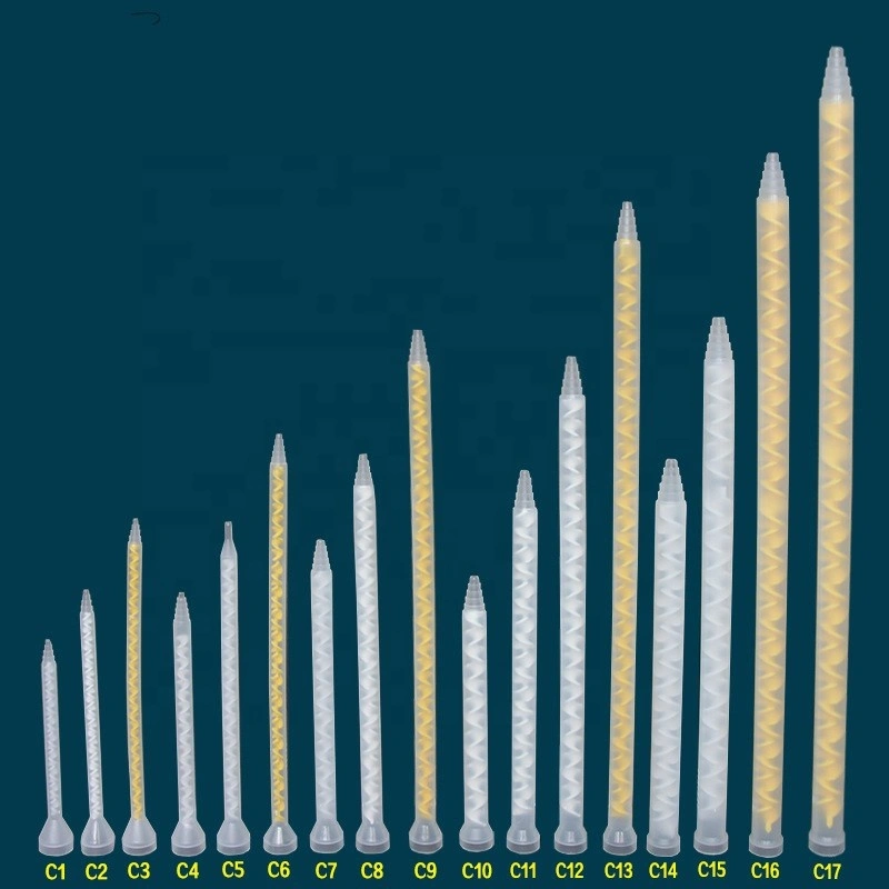 MC6-32 двухкомпонентный картридж, статический смеситель, одноразовая насадка для смешивания эпоксидной смолы, для картриджа с клеем AB на 200-1500 мл