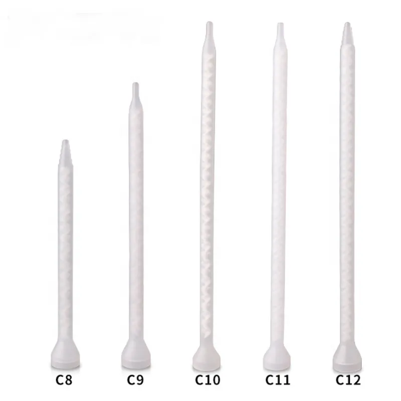 mc6-32 2k эпоксидный колпак дозатор эпоксидной смолы статический смеситель наконечник одноразовый 32 элемента наконечники для смешивания