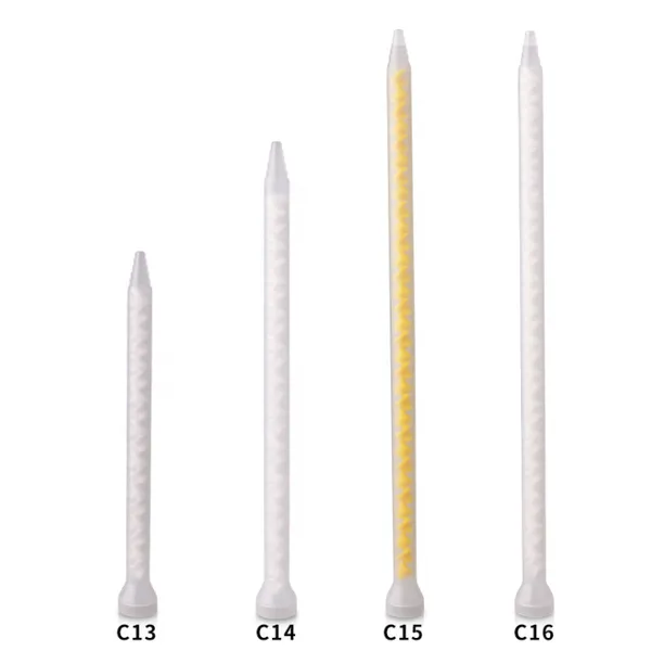 mc6-32 2k эпоксидный колпак дозатор эпоксидной смолы статический смеситель наконечник одноразовый 32 элемента наконечники для смешивания