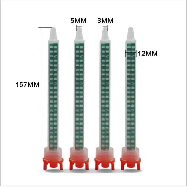 mfqx 8.7-24 Quadro Mixer 10: 1 статическая насадка-смеситель для абразивного акрилового клея для твердых поверхностей