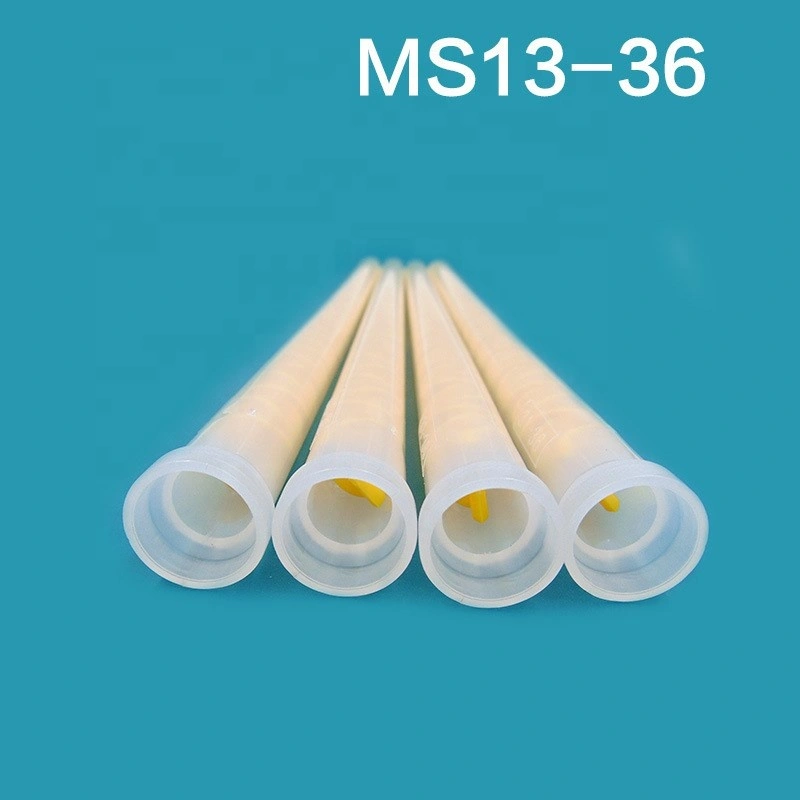 mc13-36 máquina desechable boquilla mezcladora estática punta mezcladora de resina para dispensador de mezcla de medidor