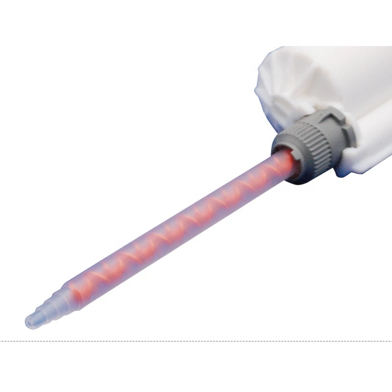 наконечник для смешивания me5.4-16s (10: 1) клей для твердой поверхности, статический смеситель для 50 мл / 75 мл, кориановый клей 10: 1