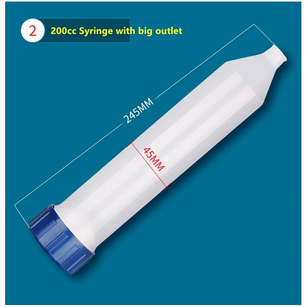 100cc большой дозатор 30cc металлический герметик дозирование гильза цилиндра шприца gunautomatic