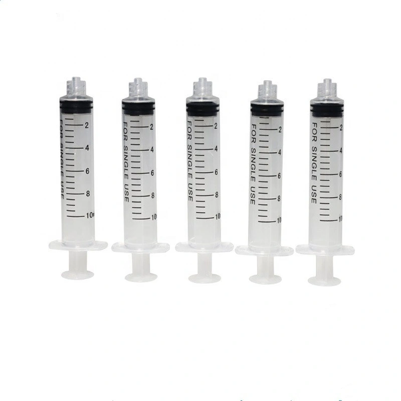 10ml Translucent Plastic Glue Syringe Barrel Industrial Manual Dispensing Syringe