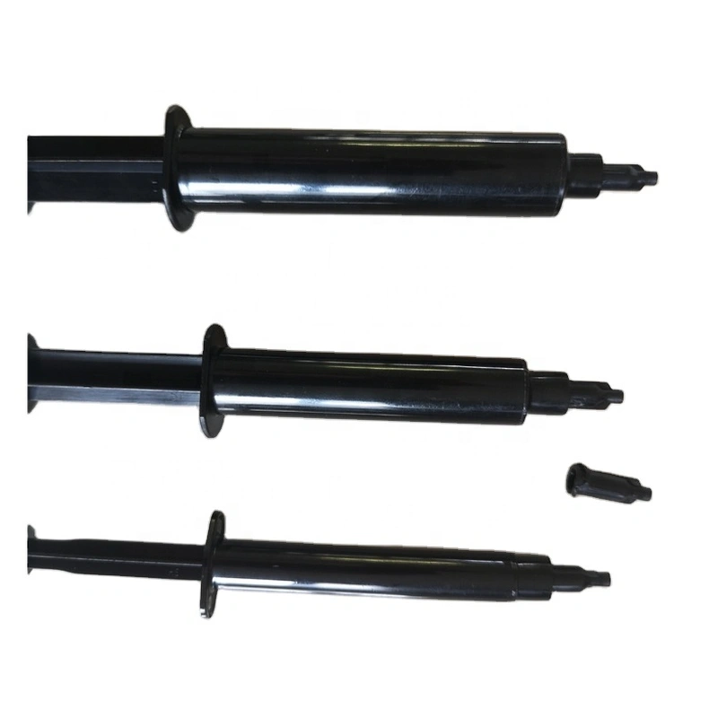 3cc us черный ручной дозирующий шприц клей промышленный цилиндр шприца с люэровским замком