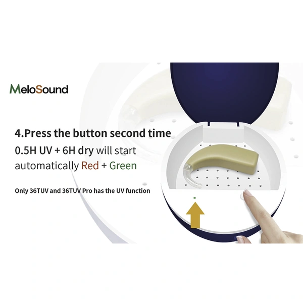 Perfect Clean Electric Hearing Aid Dryer and Cleaner