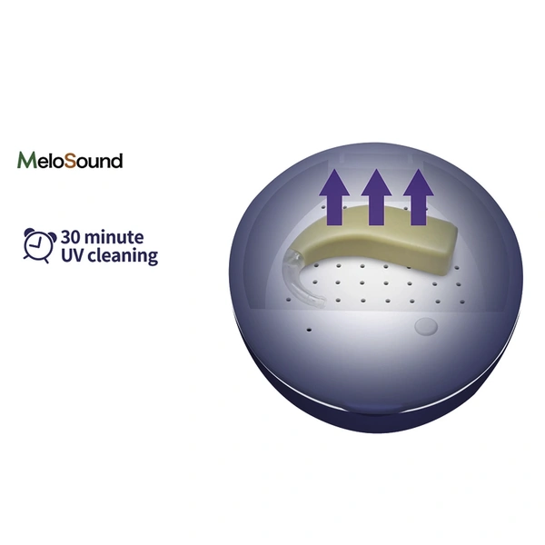 Perfect Clean Electric Hearing Aid Dryer and Cleaner