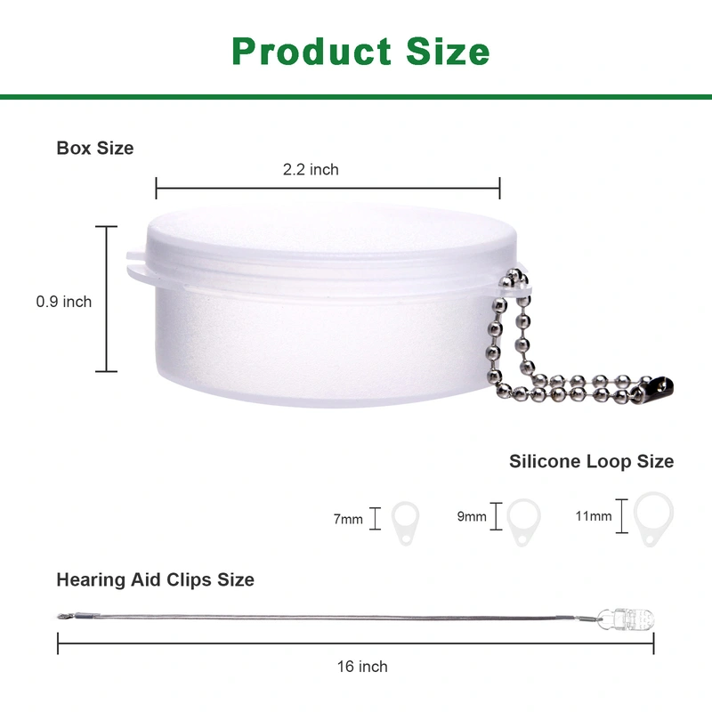 Anti loss lanyard for hearing aid