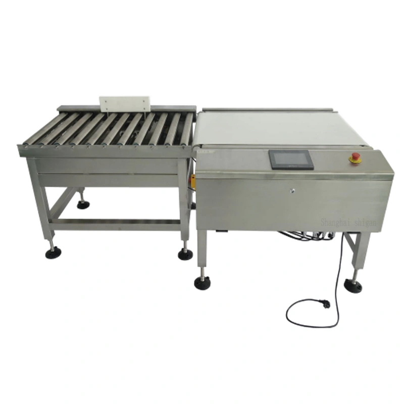 Industrial Weighing Machine Roller Check Weigher for Bulk Food Packaging Line
