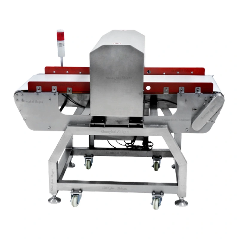 Bag Carton Industrial Conveyor Belt Metal Detector High Accuracy Metal Detection Machine