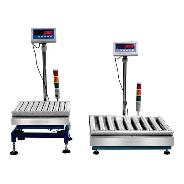 Warning Light Roller Scale 10-50kg Case Box Logistic Inline Roller Weigher Check Weigher Machine For Sale Supply Cheap Price Germany