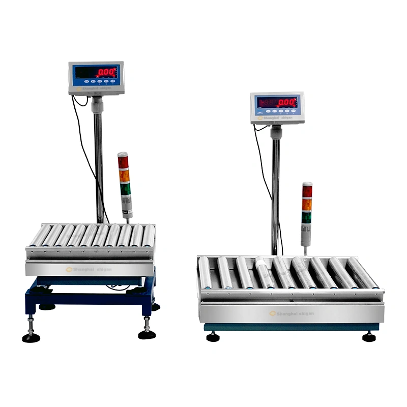 Warning Light Roller Scale 10-50kg Case Box Logistic Inline Roller Weigher Check Weigher Machine For Sale Supply Cheap Price Germany