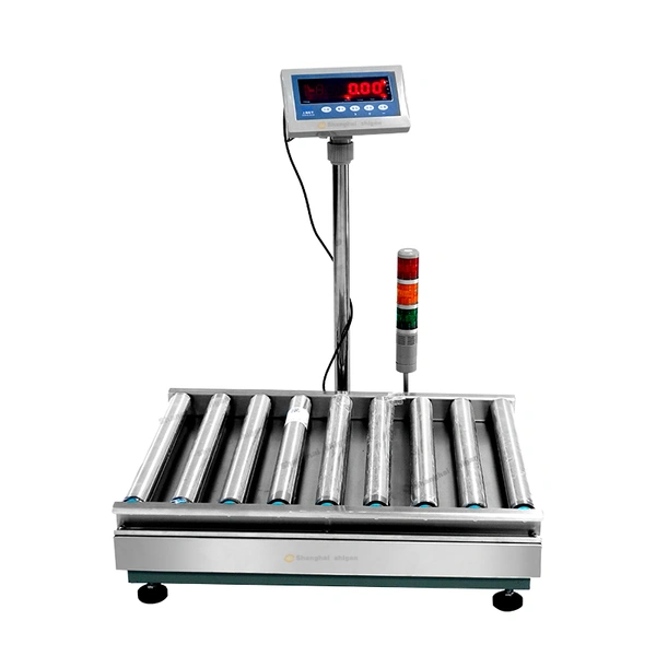 Warning Light Roller Scale 10-50kg Case Box Logistic Inline Roller Weigher Check Weigher Machine For Sale Supply Cheap Price Germany