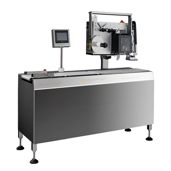Meat Food Checkweigher and Labeling Machine Combo Automatic Weigh-price Labeling Machine Price