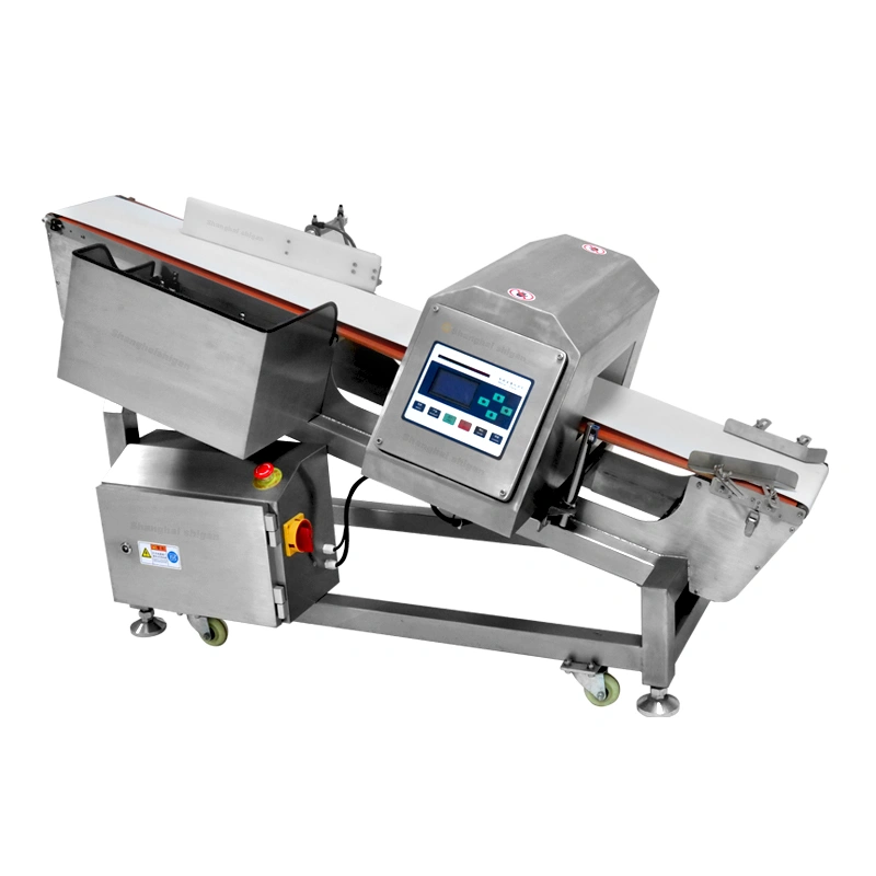 Pharmaceutical Inclined Conveyor Metal Detector for Small Package Custom