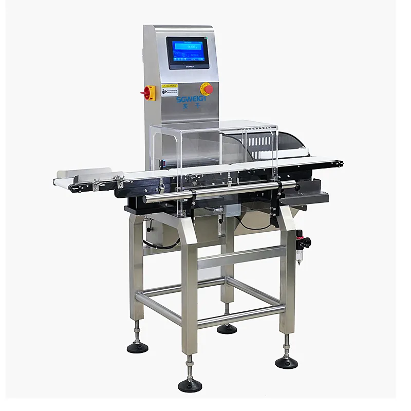 Boxed Milk Checkweigher with Automatic Rejector High-Speed Conveyor Checkweigher